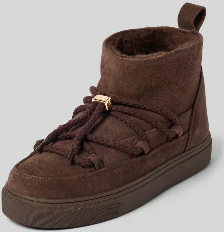 INUIKII boots van echt leer met logodetail