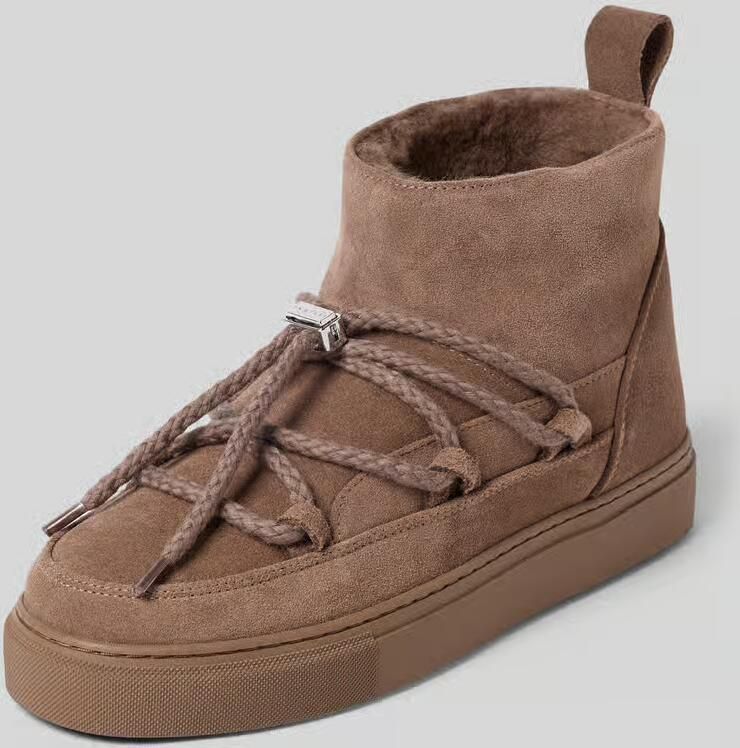 INUIKII boots van echt leer met logodetail