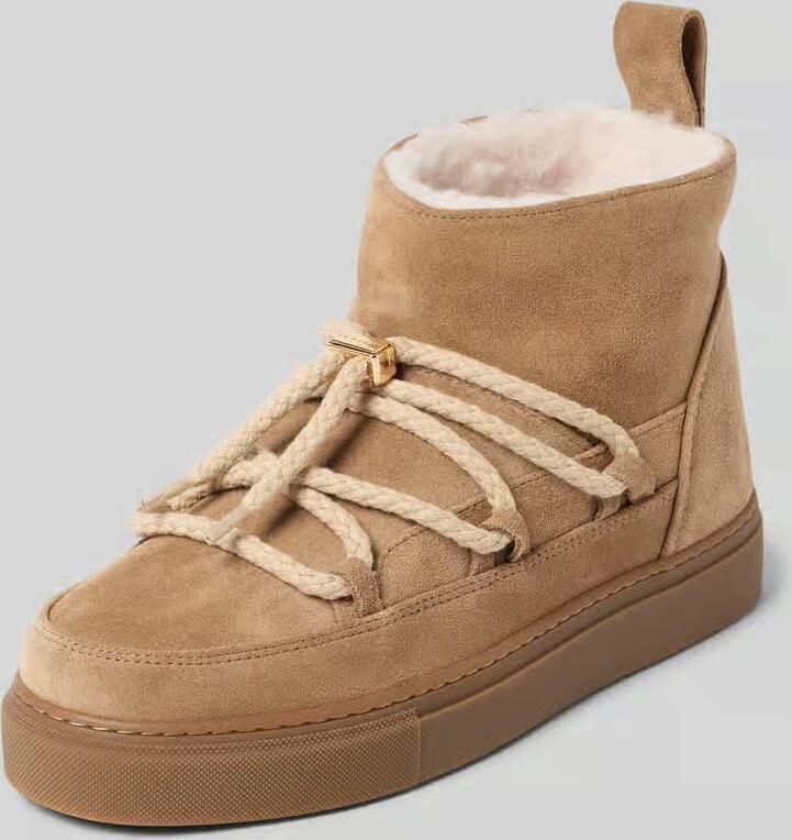 INUIKII boots van echt leer met logodetail