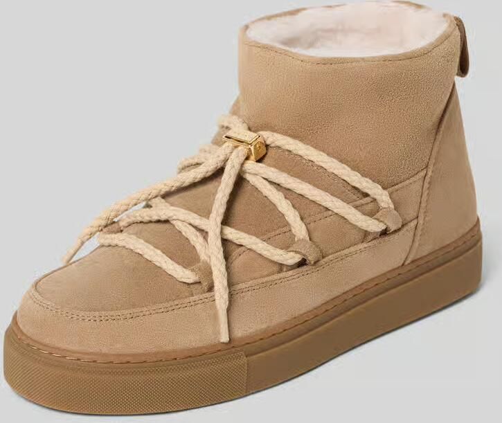 INUIKII Snowboots van leer model 'CLASSIC LOW'
