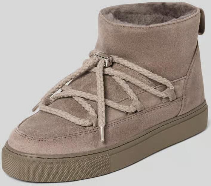 INUIKII Snowboots van leer model 'CLASSIC LOW'