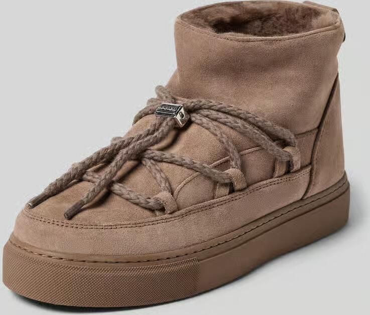 INUIKII Snowboots van leer model 'CLASSIC LOW'