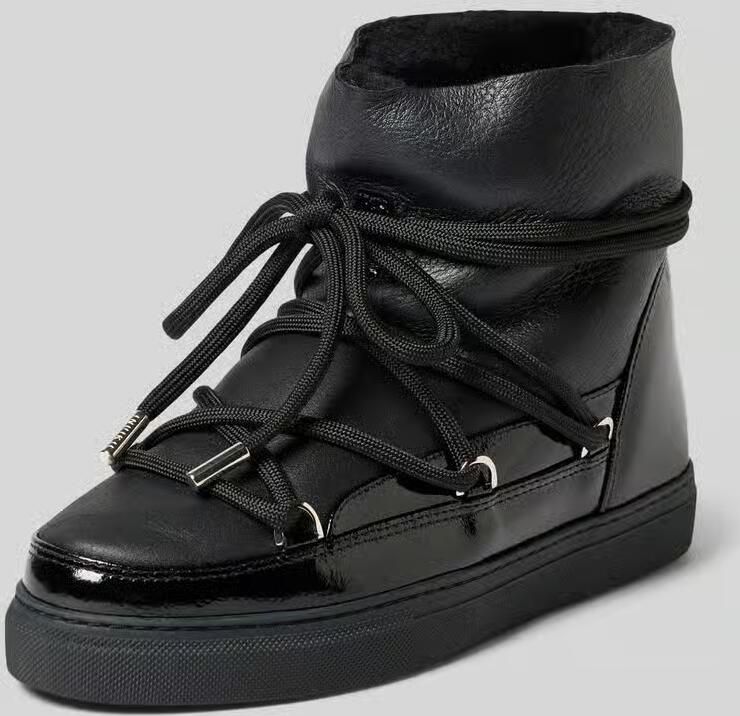 INUIKII Snowboots van leer model 'GLOSS'