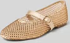 Inuovo Ballerina van mesh met siersteentjes model 'Mary'
