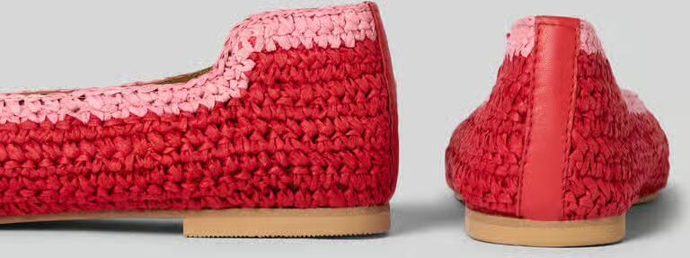 Inuovo Ballerina's in gevlochten look - Foto 2