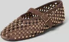 Inuovo Ballerina's van echt leer studs