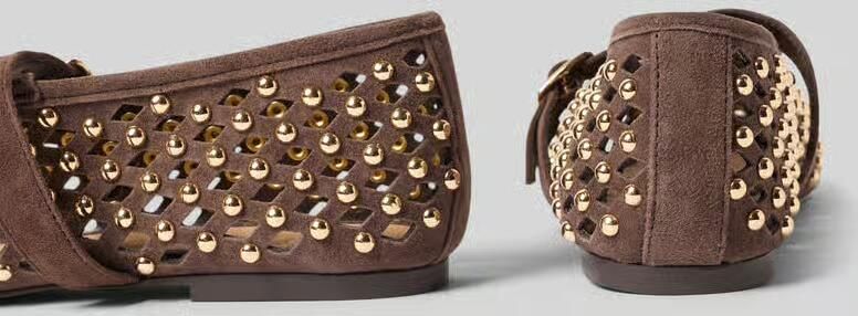 Inuovo Ballerina's van echt leer studs - Foto 2