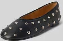 Inuovo Ballerina's van leer met studs