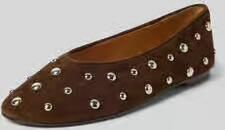 Inuovo Ballerina's van leer met studs