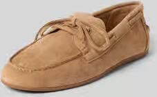 Inuovo Loafers van echt leer met sierstrik