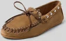 Inuovo Loafers van echt leer met studs