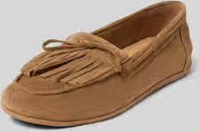 Inuovo Mocassins van leer met strikdetail