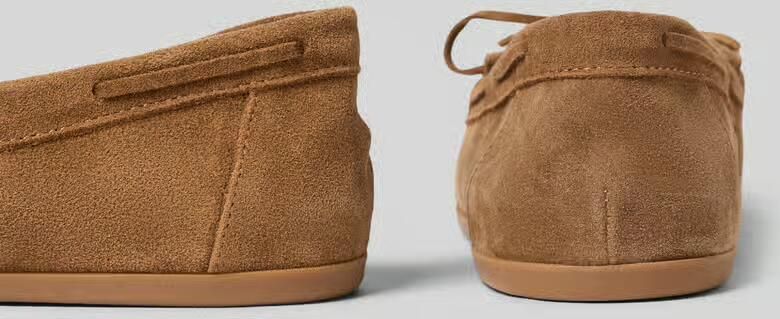 Inuovo Mocassins van leer met strikdetail - Foto 2
