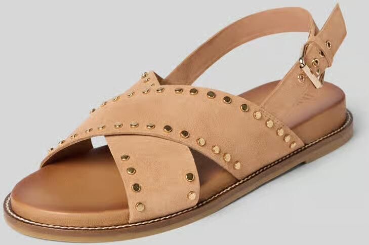 Inuovo Sandalen van echt leer met studs
