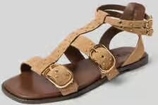Inuovo Sandalen van puur leer met studs