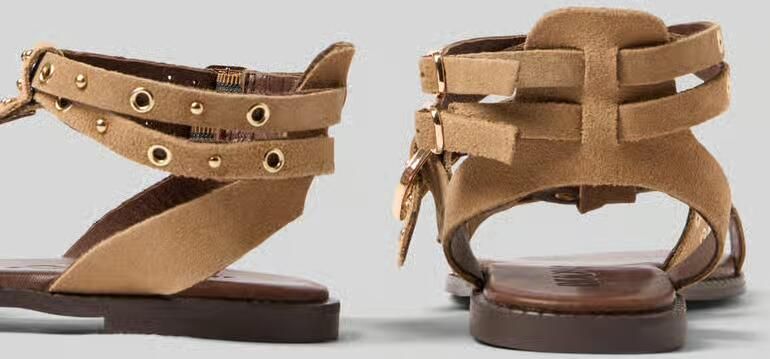 Inuovo Sandalen van puur leer met studs - Foto 2