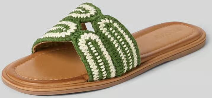 Inuovo Slippers in gevlochten look