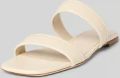 Iro Slippers van echt leer - Ecru