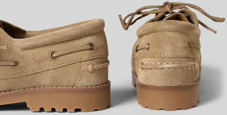 Jack & jones Bootsschoenen van leer met vetersluiting model 'BROOKLYN' - Foto 4