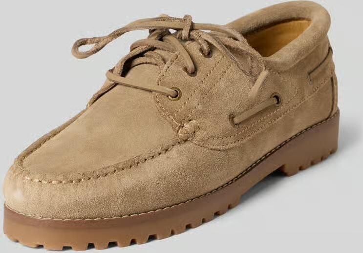 Jack & jones Bootsschoenen van leer met vetersluiting model 'BROOKLYN' - Foto 3