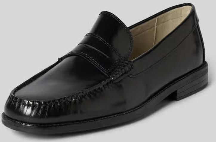 Jack & jones Loafers van leer model 'PENNYBAR'