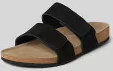 Jack & jones Sandaaltjes van kalfsleer model 'MALTA'