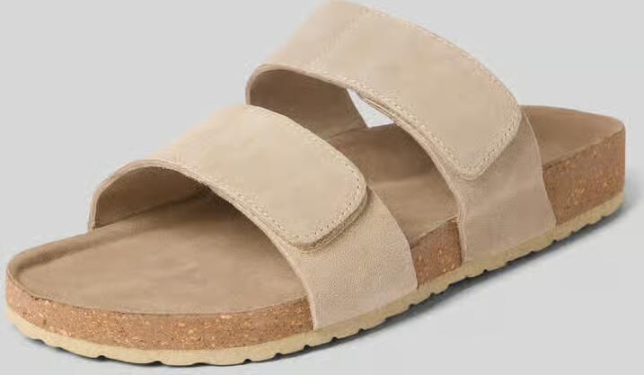Jack & jones Sandaaltjes van kalfsleer model 'MALTA'