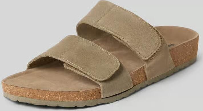 Jack & jones Sandaaltjes van kalfsleer model 'MALTA'