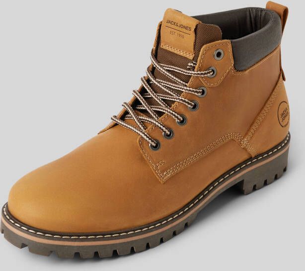 JACK & JONES JACK&JONES JFWQUEENSWAY LEATHER BOOT SN Heren Laarzen - Foto 3
