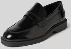 jack & jones Penny loafers van leer met schachtbrug