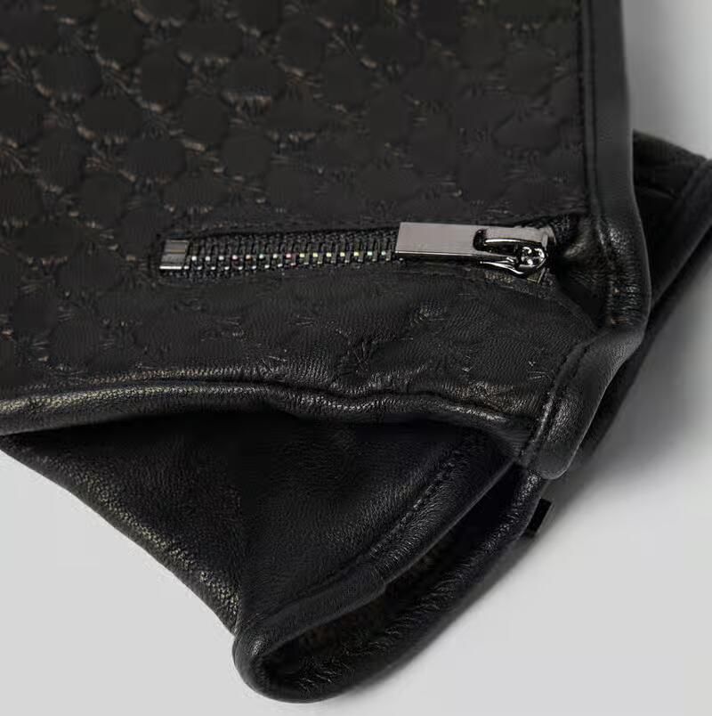 JOOP! COLLECTION Handschoenen van geitenleer met riempjes en drukknoopsluiting - Foto 2
