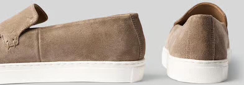 JOOP! SHOES Slip-on sneakers van leer met logomotief - Foto 3