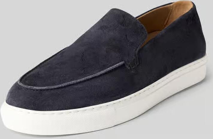 JOOP! SHOES Slip-on sneakers van leer met logomotief - Foto 3