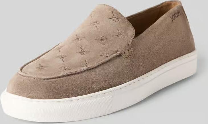 JOOP! SHOES Slip-on sneakers van leer met logomotief - Foto 3