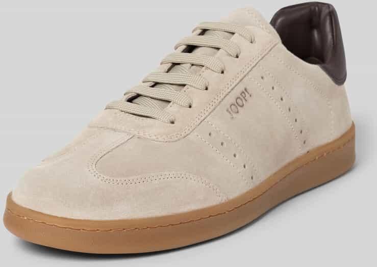 JOOP! SHOES Sneakers van echt leer met logodetail model 'Velluto'