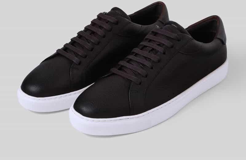 JOOP! SHOES Sneakers van runder nappa met reliëflogo