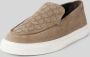 JOOP! SHOES Loafers van leer in effen design - Thumbnail 1