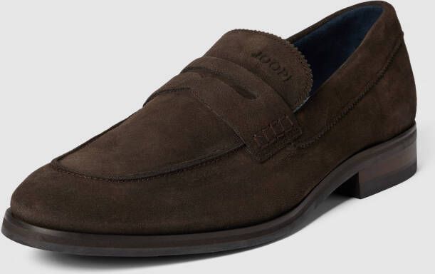 JOOP! SHOES Penny loafers met labeldetails