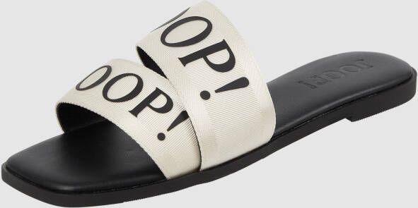 Joop! Slippers met logo model 'Nastro'
