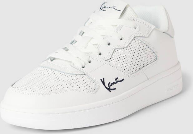 Karl Kani Sneakers van leer met labeldetails model 'Classic'