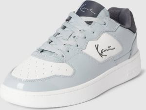 Karl Kani Sneakers van leermix met labelstitching