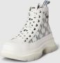 Karl Lagerfeld High top sneakers met labelprint model 'LUNA' - Thumbnail 3