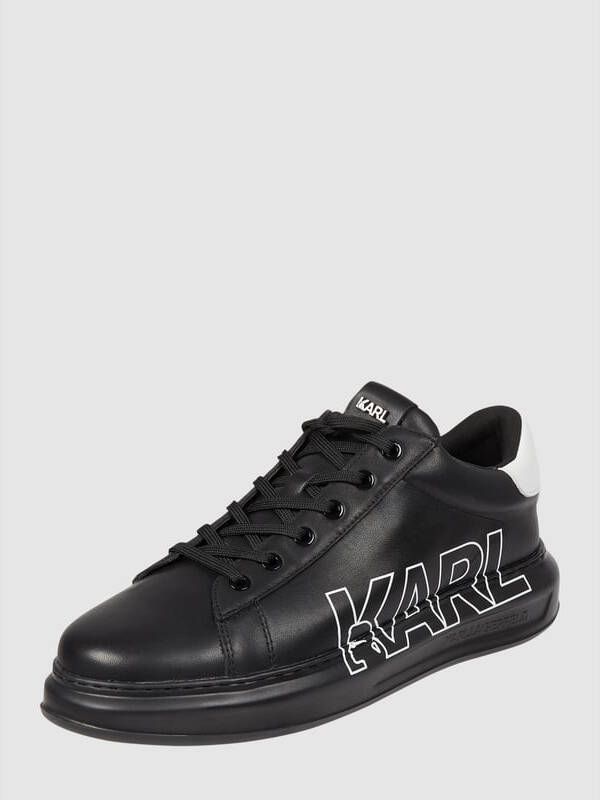 Karl Lagerfeld Sneakers van leer met labelprint