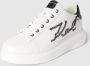 Karl Lagerfeld Sneakers Kapri Whipstitch Lo Lace in wit - Thumbnail 4