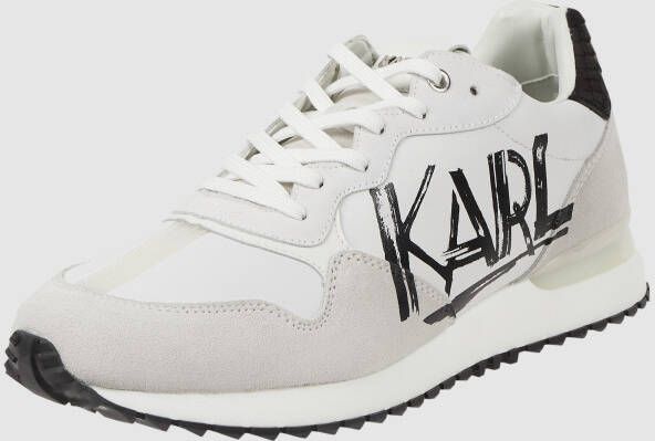 Karl Lagerfeld Sneakers van leer model 'Velocitor'