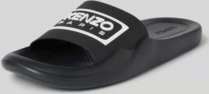 Kenzo Slippers met labeldetail
