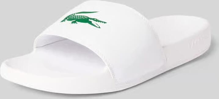 Lacoste Badslippers met logoprint model 'SERVE SLIDE' - Foto 2