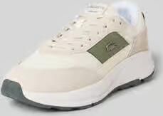 Lacoste Low-top sneakers met Leer-details Model 'RUN SET'