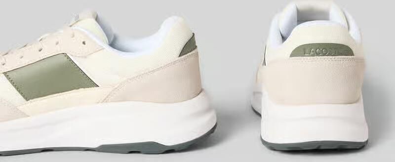 Lacoste Low-top sneakers met Leer-details Model 'RUN SET' - Foto 2