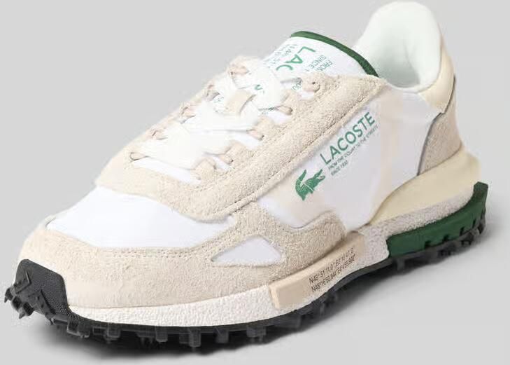Lacoste Sneakers van mix van leer en textiel model 'Elite Active' - Foto 9